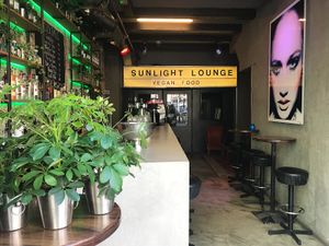 Bar area at SunLight Lounge in Amsterdam