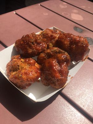 Buffalo cauliflower bites  at SunLight Lounge in Amsterdam