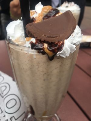 Reese’s peanut butter cup milkshake  at SunLight Lounge in Amsterdam