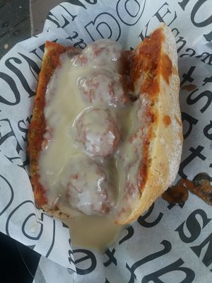 Meatball sub at SunLight Lounge in Amsterdam