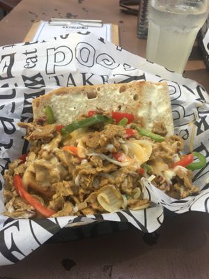 Philly cheesesteak at SunLight Lounge in Amsterdam