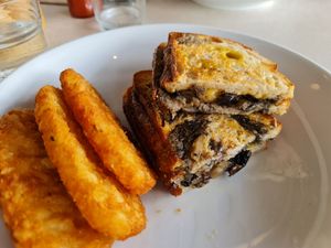 Vegan toastie at Matinee in Marrickville