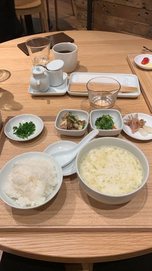 Vegan breakfast available in April, 2019 at Muji Diner in Tokyo