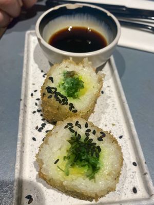 Fried sushi  at Rozey in Rotterdam