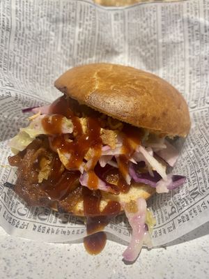 Jackfruit bun  at Rozey in Rotterdam