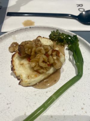 Halloumi, non vegan  at Rozey in Rotterdam