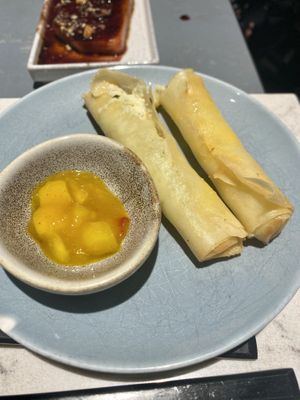 Feta rolls, non vegan  at Rozey in Rotterdam