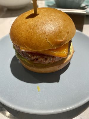 Mexican burger  at Rozey in Rotterdam