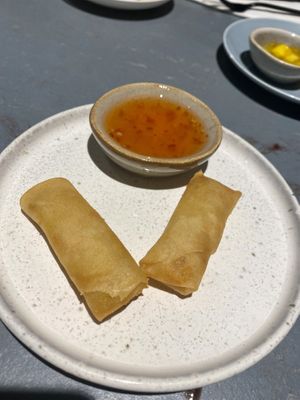 Fried spring rolls  at Rozey in Rotterdam