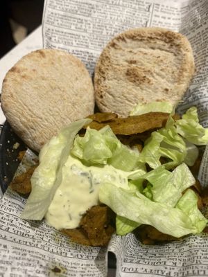 Pita gyros  at Rozey in Rotterdam