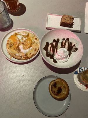 Desserts (the pastel de nata was amazing)  at Rozey in Rotterdam