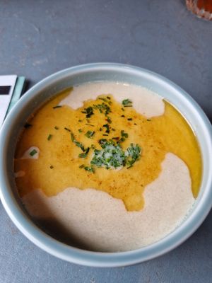 Bloemkoolsoep at Rozey in Rotterdam