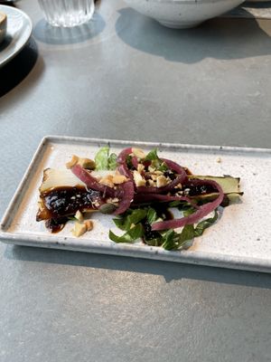 Paksoi from oven  at Rozey in Rotterdam