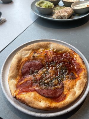 Pepperoni pizza  at Rozey in Rotterdam