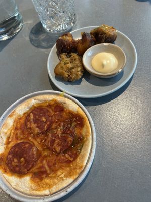 37 Tempura, 39 Pizza pepperoni  at Rozey in Rotterdam