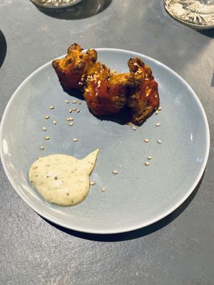Kentucky fried cauliflower at Rozey in Rotterdam