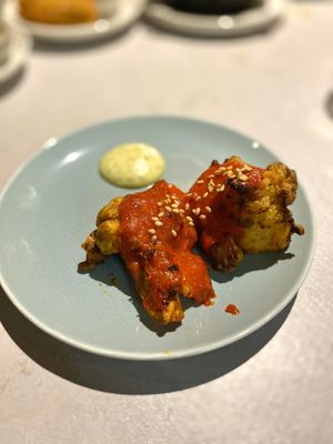Kentucky fried cauliflower at Rozey in Rotterdam