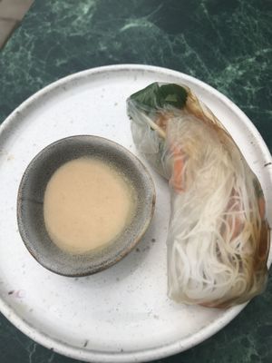 Vietnamese spring roll at Rozey in Rotterdam