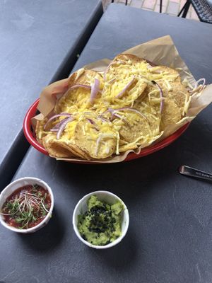 Vegan nacho’s at Koffie&JIJ in Hilversum