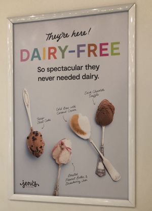 Proud signage! at Jeni's Ice Creams in Washington