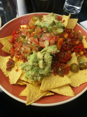 Vegan nachos at The Martello Hotel in Bray