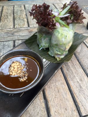 Summer roll with tofu   at BANÔI in Freiburg