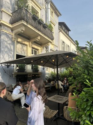 Outdoor seating area  at BANÔI in Freiburg