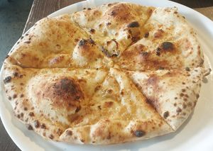 Garlic pizzas is vegan at 48H Pizza & Gnocchi Bar in Elsternwick