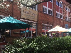 Outdoor seating  at The Gate House in Rochester