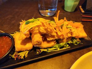 Salt and pepper trio at Basil Nut in Katoomba