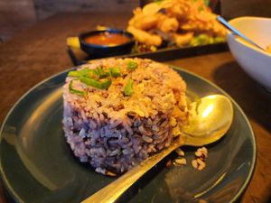 Wild rice at Basil Nut in Katoomba