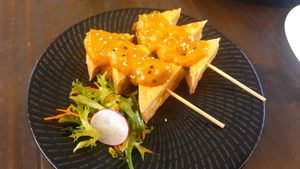 Satay Tofu #Veganuary at Lotus Thai in Launceston