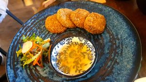 Fritters #Veganuary at Lotus Thai in Launceston