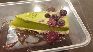 Matcha cheesecake at Lotus Thai in Launceston