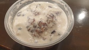 Taro & black sticky rice at Lotus Thai in Launceston