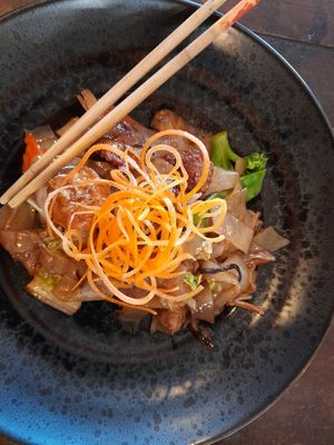 Pad see-ew at Lotus Thai in Launceston