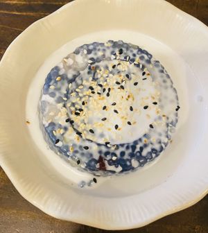 Oh my god! Please do yourself a favour and visit Lotus Thai! Had such a lovely dinner here! Mock duck pancake, laksa and the butterfly pea flower sago were chefs kiss!   at Lotus Thai in Launceston