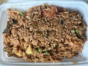 Thai Fried Basil (No fish sauce)  at Bamboo House in Rochester