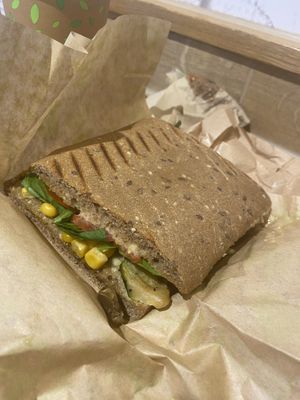 Vegetable sandwich  at Dean & David - Hachmannplatz in Hamburg