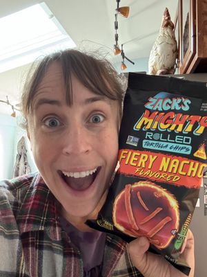 Fantastic vegan crisps!  at Bloomingfoods Market and Deli - West Side in Bloomington