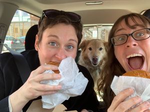 The deli offers Impossible Burgers! A fantastic lunch. at Bloomingfoods Market and Deli - West Side in Bloomington