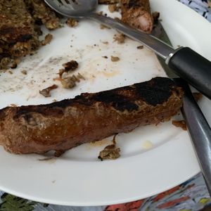 Beyond Meat sausages available! Amazing. at Bloomingfoods Market and Deli - West Side in Bloomington