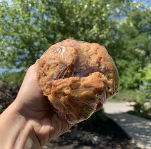 Banana peanut butter muffin at Bloomingfoods Market and Deli - West Side in Bloomington