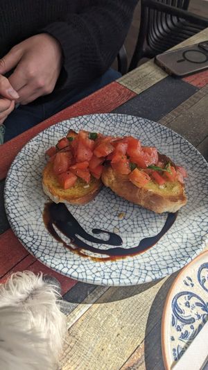 Bruschetta - vegan at Nino's  in Victor Harbor