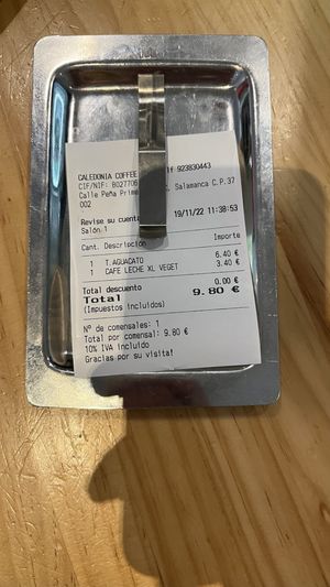   at Caledonia Coffee in Salamanca