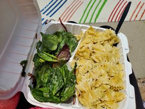 Lemon basil pesto pasta at Zambra Fusion Cafe in Corpus Christi