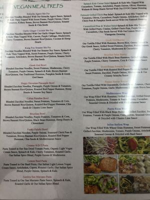 MEAL PREP available same day .. we ordered 6 items for our stay on South Padre since there’s not many options there  at Zambra Fusion Cafe in Corpus Christi