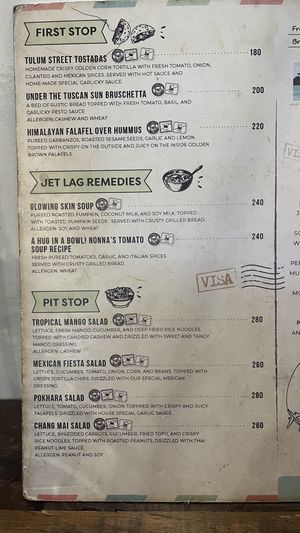 The Menu  at Full Lotus in Coron