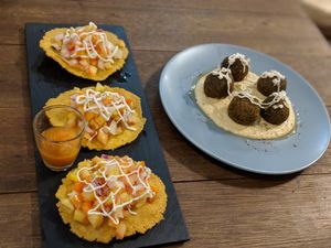 Vegan Appetizers at Full Lotus in Coron