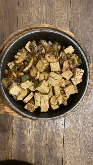 Vegan Sisig (without egg) at Full Lotus in Coron